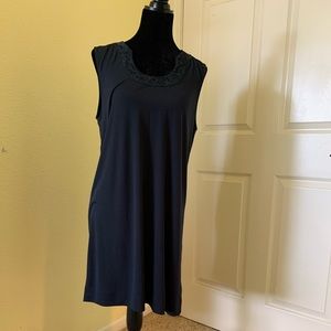 Banana Replubic Navy Matte Jersey dress